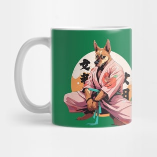 karate dog Mug